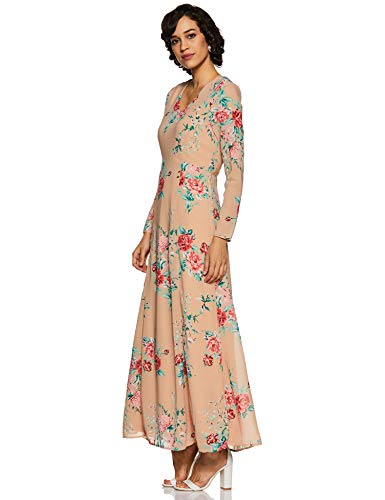 Image of Harpa Women's Synthetic A-Line Maxi Dress