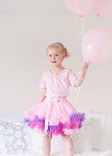 Trullala Falda Enagua Petticoat Rock Rosa Talla M Disfraces Niña