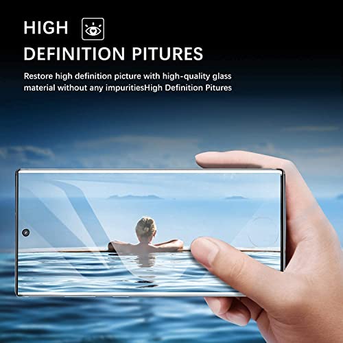 Image of STP FEEL Advanced Black Border Tempered Glass Protector For Samsung Galaxy S20 Ultra (6.9 Inch) | Full Glue Edge to Edge Screen Protector Guard Protector, Pack of 1