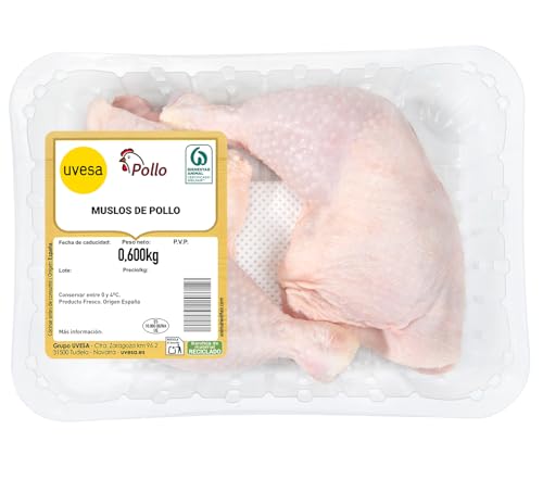 Muslos de pollo, 600gr