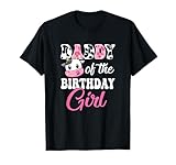 Daddy of The Birthday Girl Farm Cow 1St Birthday Girl T-Shirt