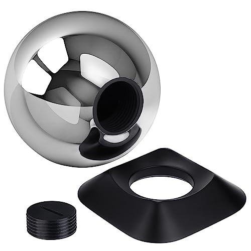 Child Urn for Garden, Weatherproof Stainless Steel Urn for Child Ashes, Stainless Steel Sphere for Baby Ashes, Outdoor Child Urn (Memorial Plaque/YES)