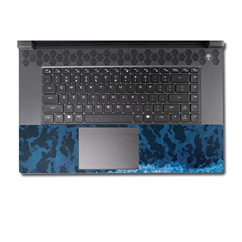 Image of MightySkins Skin Compatible with Alienware M17 R5 (2022) Full Wrap Kit - Ocean Waves | Protective, Durable, and Unique Vinyl Decal wrap Cover | Easy to Apply & Change Styles | Made in The USA