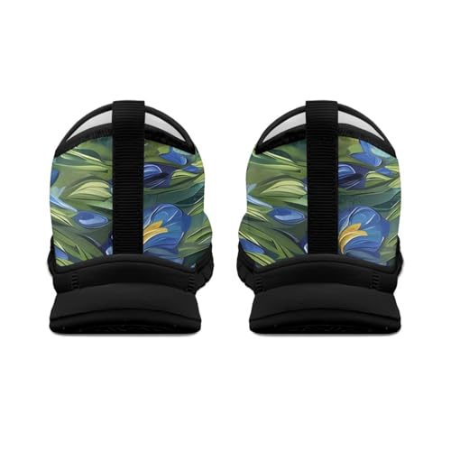 Image of Womens Slip On Walking Shoes Non Slip Loafer Breathable Holiday Travel Shoe Lightweight Casual Low Top Sneakers SizeUS 5.5-11.5