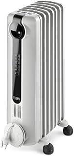 De'Longhi Oil-Filled Radiator Space Heater, Full Room Quiet 1500W, Adjustable Thermostat, 3 Heat