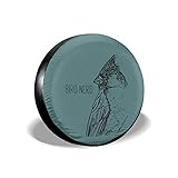 Funktion: Die Reifenabdeckung schützt Ihren Reserverad vor schädlichen UV-Strahlen, vor Sonneneinstrahlung und Schmutz und schont die Radoberfläche. Es ist großartig, Reifen und Räder zu lagern oder vor Sonnenschäden, Vogeltropfen, Rost und Schmutz zu schützen. Verbessert das Erscheinungsbild des Fahrzeugs erheblich und hält Reserveräder sauber.