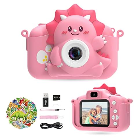 HiMont Cámara Fotos Infantil con Tarjeta SD y Pantalla HD de 2.0" Cover