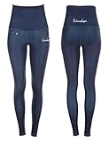 WINSHAPE Damen Functional Power Shape Leggins, Rich-Blue, M