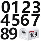 Magnetic Number for Mailbox,Metal Canbinet(Shaped Number-1 Set,Black, Height 4')