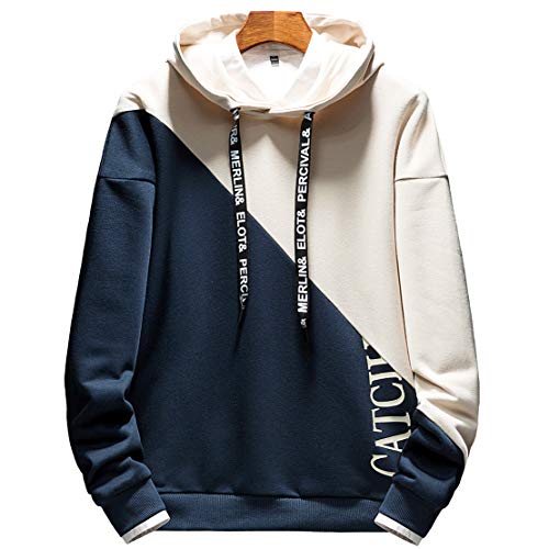 ODFMCE パーカー メンズ 半袖 tシャツ おしゃれ 夏 ゆったり 薄手 スポーツ おおきいサイズ (カーキ(長袖), L)