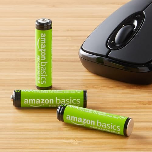 Amazon Basics 24-Pack Rechargeable AAA NiMH Performance Batteries, 800 mAh, 1.2V, Recharge up to 1000x Times, Pre-Charged - Image 6