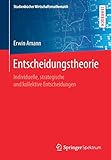 Entscheidungstheorie: Individuelle, strategische und kollektive Entscheidungen (Studienbücher Wirtschaftsmathematik) - Erwin Amann 