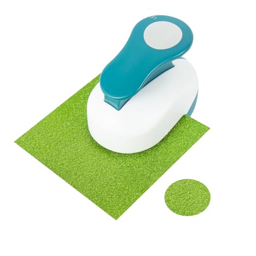 image for QIQQIKIN 2PCS Circle Cutter (1.5 inch+1 inch), Whole Hole Punch Shapes
