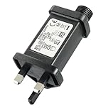 SIGANDG 31V 9W Transformer Plug IP20 Power Supply Adapter with 8 Lighting Modes, Timer and Memory Function for Christmas Tree Lights, Icicle Lights, Fairy Lights, Colourful Lights, Flashing Lights