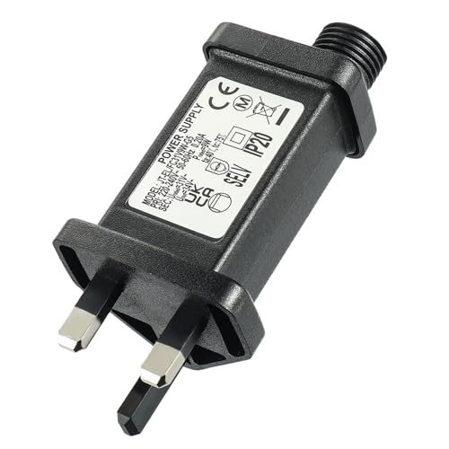 SIGANDG 31V 9W Transformer Plug IP20 Power Supply Adapter with 8 Lighting Modes, Timer and Memory Function for Christmas Tree Lights, Icicle Lights, Fairy Lights, Colourful Lights, Flashing Lights