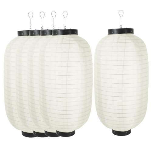 Angoily 5pcs Star Lanterns 24x45cm Frame Waterproof Party Decorations for Wedding Birthday Festival