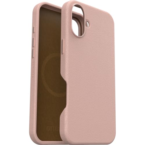 Image of OtterBox iPhone 16 Plus Symmetry Series Cactus Leather for MagSafe - Ballet Blush Pink - Ultra-Thin, Sleek iPhone Case, Premium iPhone Case, MagSafe Compatible
