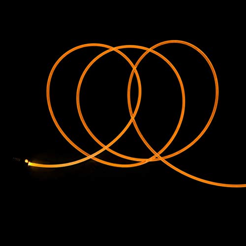 Mobestech 1pc 2m Cabo de Fibra Ótica Fibra Óptica Fibra Sólida Transparente Emissora de Luz Material