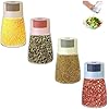 LEGNI LATTINE DI sale e pepe ciotola per zucchero bottiglie spezie EUR 13,31 - IT