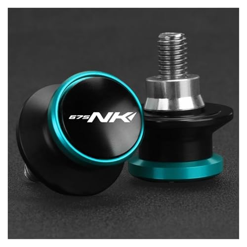 �X�^���h�t�b�N ���A�X�^���h �t�b�N�{���g For CFMOTO 675 NK 675NK 2024-2026 M8 ���[�^�[�T�C�N�� �X�C���O�A�[�� �X�v�[�� �X���C�_�[ �X�^���h �X�N�����[(Light blue,With logo)