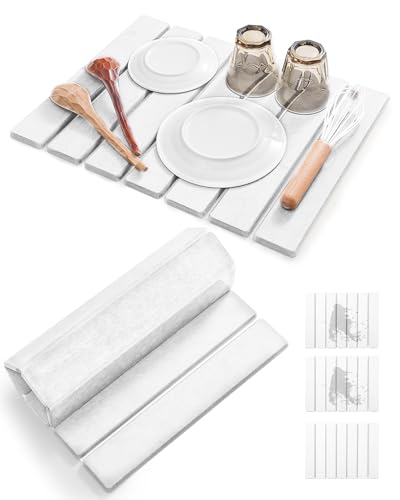 Stone Dish Drying Mat for Kitchen Counter, 16