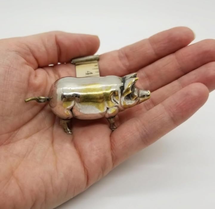 Cinta métrica mini estilo cerdo retro miniatura 5