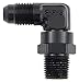 Fragola 499108-BL Black Size (-8) x 3/8 MPT 90? Swivel Adapter