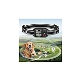 Collier Anti Fugue Chien sans Fil GPS, Collier GPS pour Chien avec Écran Couleur, Clôture ...