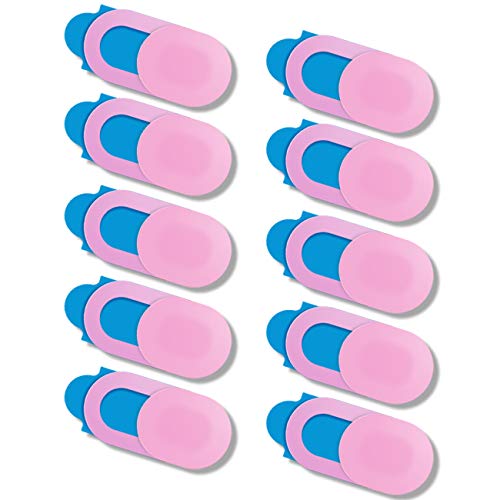 HYC Webcam Abdeckung, 10er Pack Laptop Kamera Abdeckung, Webcam Cover für MacBook air/pro, iMac, iPad, Smartphone, Tablet, Laptop(Rosa)
