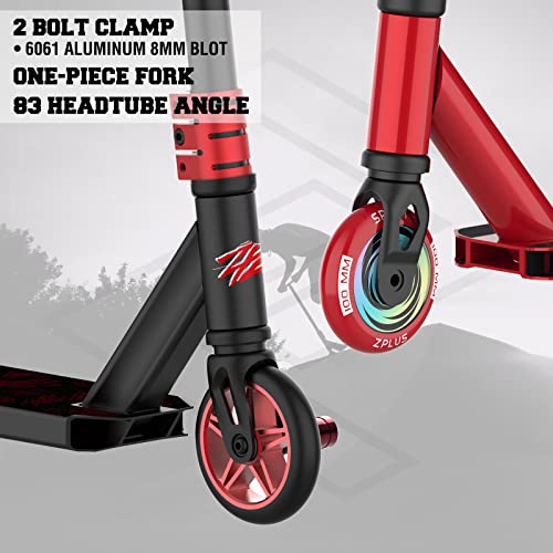 Image of Zplus Pro Trick Scooter for Pros and Beginner Stunt Scooters - with Wide Deck Freestyle Scooter - Suitable for Kids,Teens and 8+ Years