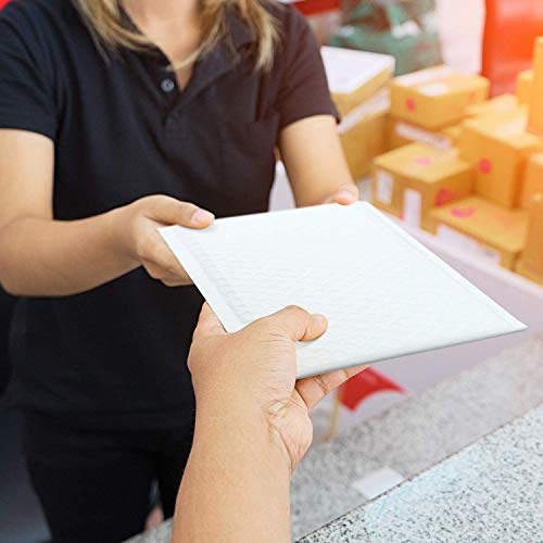 Dyforce 50 stuks witte gewatteerde enveloppen A5 formaat (6 x 9 inch/15* 23 cm) - verzendkosten zakken voor verpakking… - Afbeelding 8