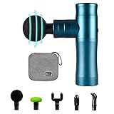 [Muskelkater Linderung] Es hilft Muskelkater und Steifheit nach dem Training zu lindern. Der Schlagdruckimpuls, der von einer einstellbaren, leistungsstarken Mehrfrequenzpistole erzeugt wird, dringt in das tiefe Muskelgewebe ein. Dies kann die Durchblutung wirksam verbessern, Muskelkater behandeln, Ihre Muskeln und Faszien vor Verletzungen durch körperliche Betätigung schützen und Ihnen einen umfassenderen Schutz bieten.