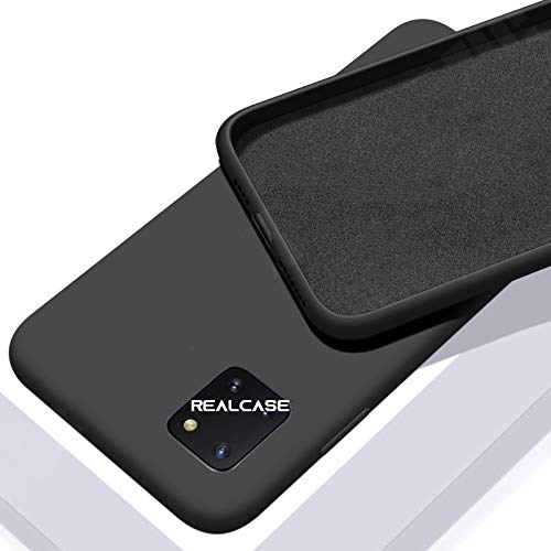REALCASE® Samsung Note 10 Lite Back Cover Case | Full 360 Protective Liquid Silicone | Shock Proof Case Back Cover for Samsung Galaxy Note 10 Lite [S Black] (B08HY5L6GB) Amazon Price History, Amazon Price Tracker