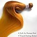 Gozill Ombre Braiding Hair Pre stretched Ginger Orange Blonde Hair for Braiding Prestretched Twist Gyal Hypoallergenic Non Toxic Synthetic Knotless
