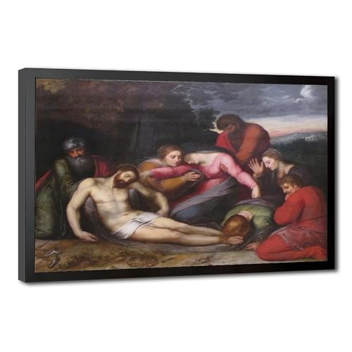 Toile Otto Van Veen The Lamentation of Christ pour décoration murale de salon sereine