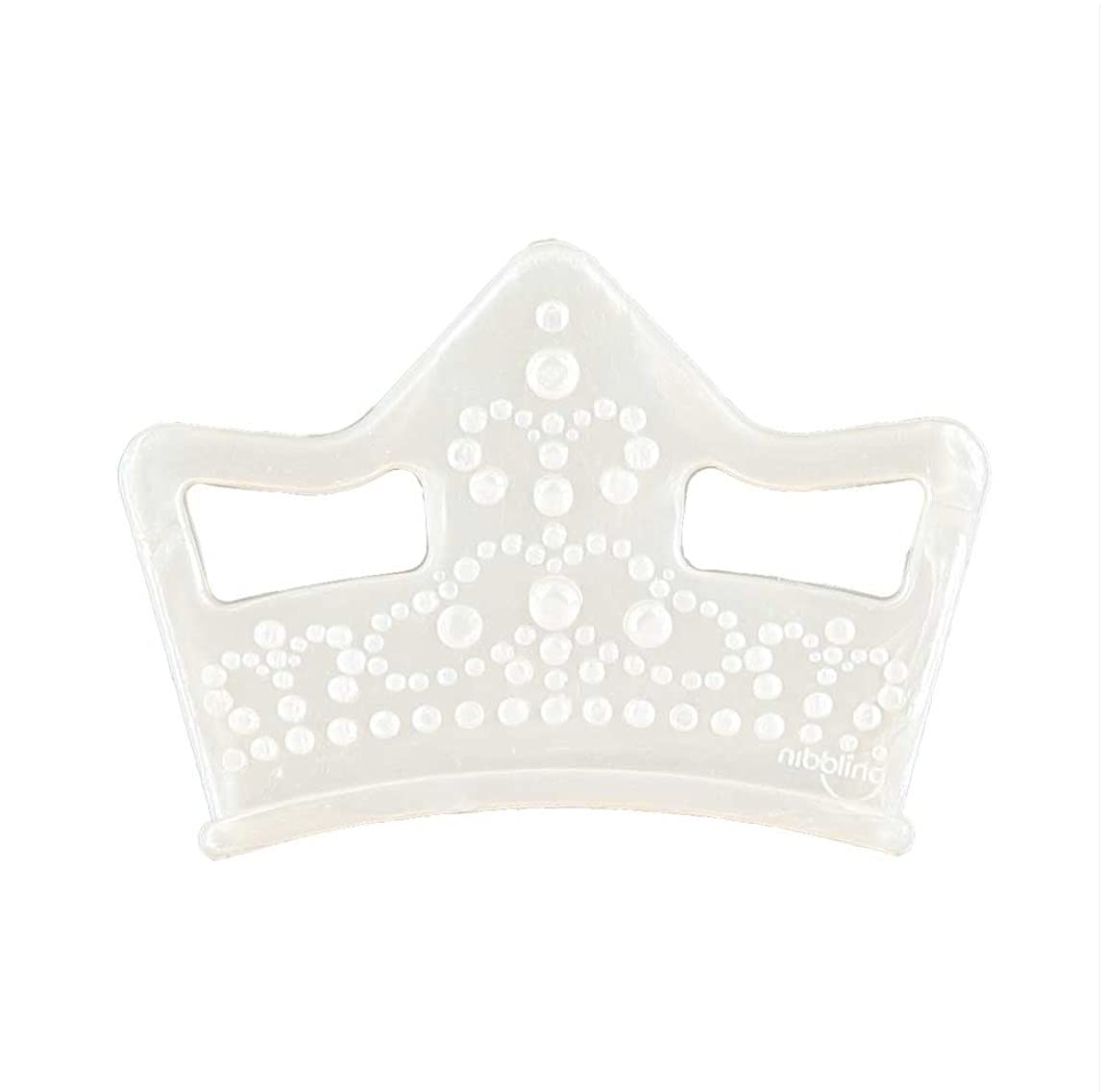 Royal Tiara Teether - Baby Teething Toy - BPA Free Food Grade Silicone, Safety Tested for The UK and EU, Beautiful Gift Packaging Jubilee - Pearl