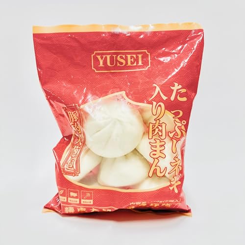 豚肉大葱包 ねぎたっぷり入り 肉包子 8個入り 豚肉包 肉饅頭 中華まん 中華蒸しパン餡有り 肉まん 肉饅頭 小包子 大葱包 ねぎまん 猪肉大葱包 中華点心 冷凍食品 美味しい 簡単調理 (480g【60g×8個】*6袋)