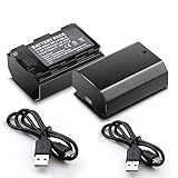 E ERSY 2 Pack Batteries fit for Sony NPFZ100 Camera Alpha AR7III A7IV A7RIV A7SIII A7R-IV A74 A7R4 A7R3 A7RIII A7RV A7S3 A6600 A6400 A7M3 A7C