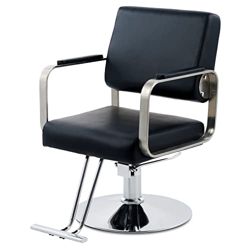 Co-Z Professional Salon Chair For Hair Stylist Makeup Artist More, Barber Chair With Hydraulic Pump, Swivel Chair, Classic Hairdresser Chair For Home Salon Station Beauty Spa Barbershop, 440Lb Cap #TOP13