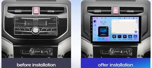 Pantalla Carplay coche para Toyota Rush 2017-2020 con Bluetooth y Android Auto 2