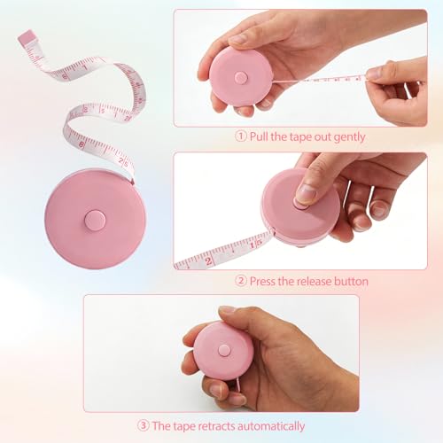 Cinta Métrica Suave Retráctil Doble Pack x4 miniatura 6