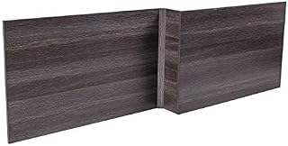 NRG L Shaped Front Bath Panels for Bathroom Soaking Bathtub Calm Grey 1700mm