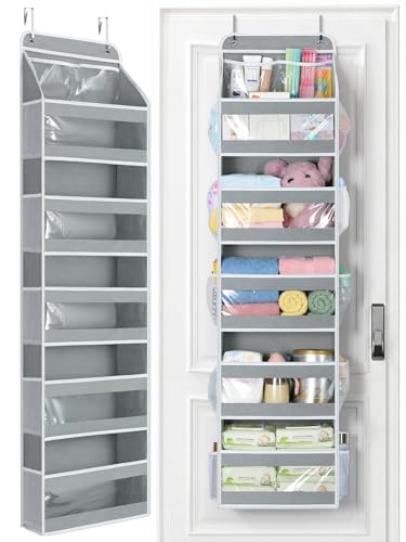 Yecaye 6 Tier Over the Door Organizer, Swing-proof Door Organizer
