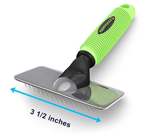 Slicker Dog Brush For Shedding Short Hair & Long Hair - Cat Brush & Dog Grooming Supplies, Deshedding For Single Or Double Coated Dogs & Cats - Undercoat Rake For Your Pet #TOP2