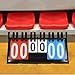 GALPADA Flip Scoreboard Tabletop Score Keeper Waterproof Plastic 99-99 Number Board for Basketball Tennis Indoor Sports Matches
