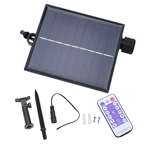 lyrlody Automatically Waterproof, 4.5V1.2W Polysilicon Outdoor String Light Accessories, Solar Lamp Control Box for Garden Party Balcony Christmas Decoration (Output Boost 24V)