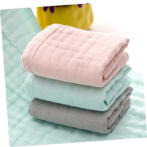 SHOWERORO Babyhandtuch Aus Reiner Baumwolle Wasserabsorbierendes Kindertuch Gesichtswaschtuch Für Kinder Mehrzweck Handtuch Saugstarkes Waschlappen