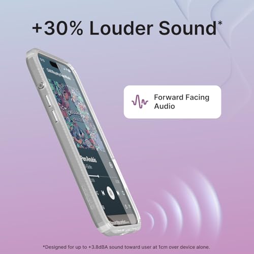 Catalyst Influence Case for iPhone 16 Pro Max, 2.5X Higher Drop Proof, Non-Slip Frosted Edges and Non Magsafe Crystal Clear Back, Raised Edges Protection, 30% Louder Forward Audio, Lanyard Included by Catalyst - Image 8
