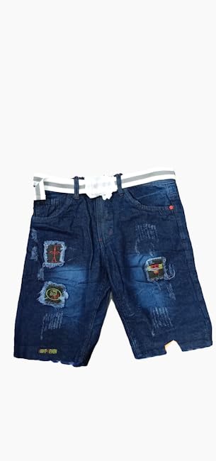 Risin Men's Denim Shorts for Casual Wear |Regular Fit |2 Pockets | Button Closure | Cotton Denim Shorts Crafted with Comfort Fit for Everyday Wear-picture-20