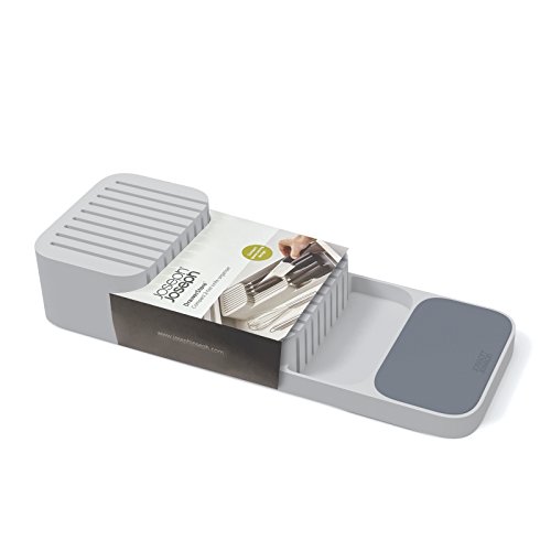 Joseph Joseph Drawer Store Organizer Tray, Knife Block, Gray